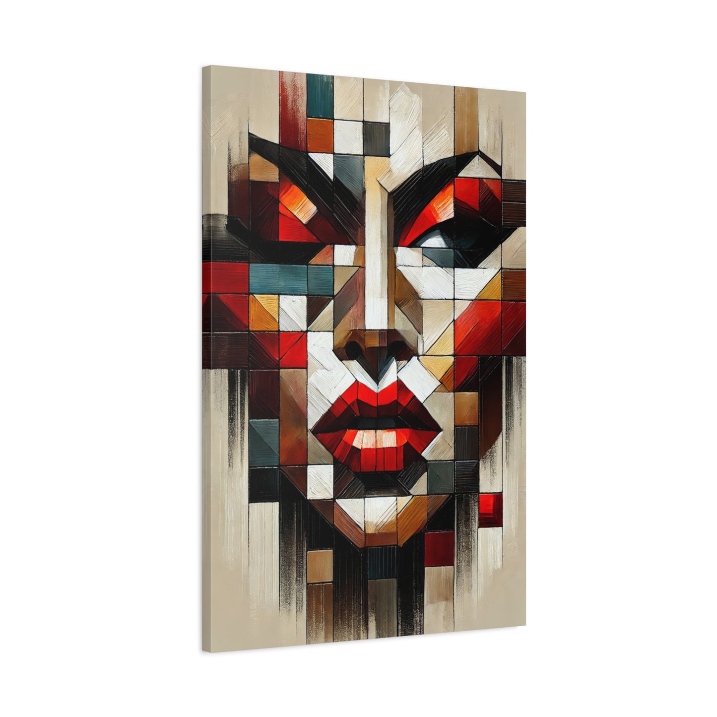 Scarlet Muse Canvas Art Print