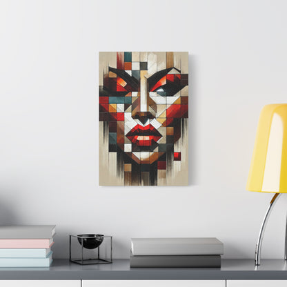 Scarlet Muse Canvas Art Print