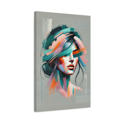 Vibrant Strokes Canvas Print