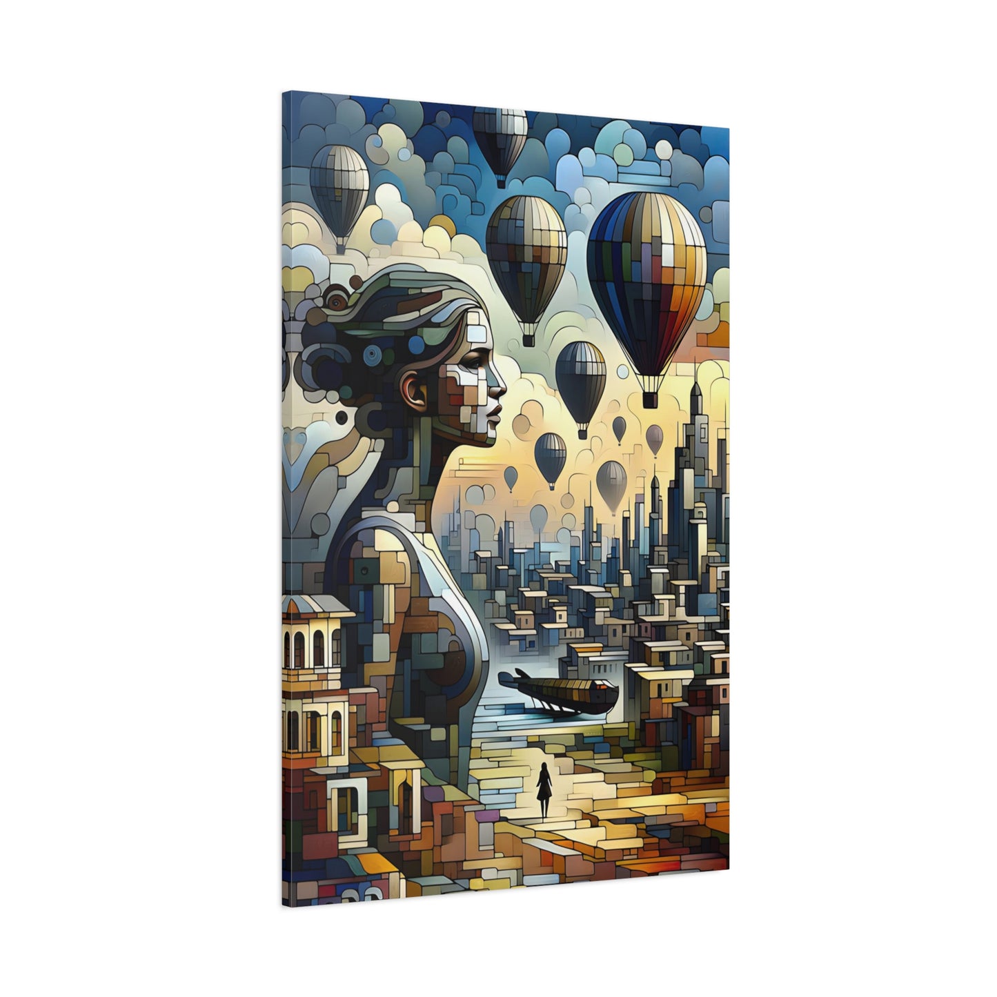 Airy Adventures: Cubist Cityscapes - canvas