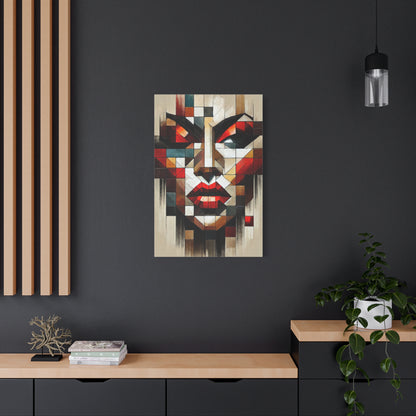 Scarlet Muse Canvas Art Print