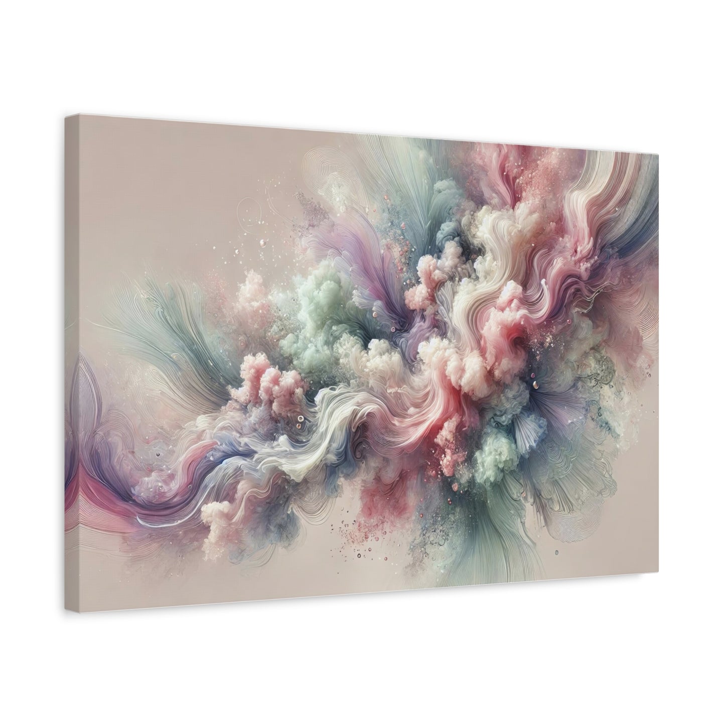 Abstract Symphony of colors Canvas Print