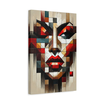 Scarlet Muse Canvas Art Print