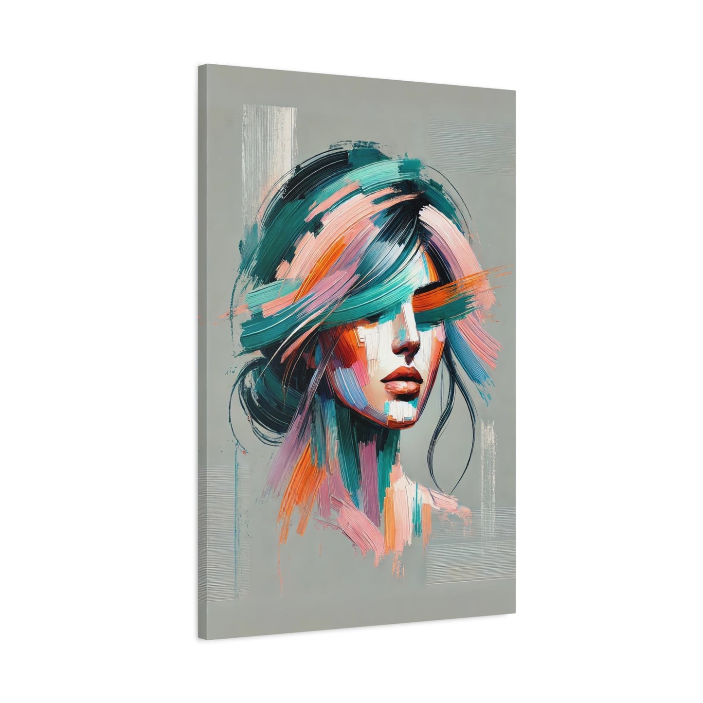 Vibrant Strokes Canvas Print