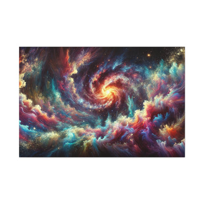 Vibrant Swirls Canvas Print