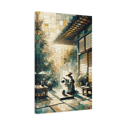 Mystical Tea Ceremony Canvas Print