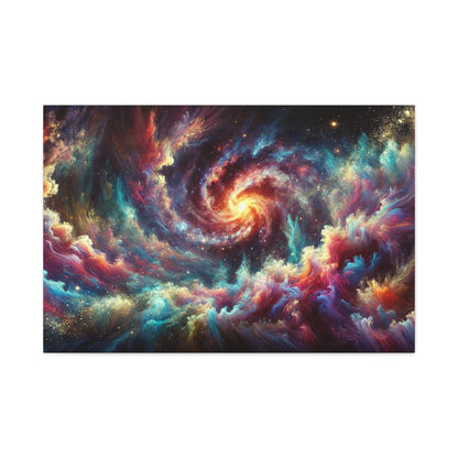 Vibrant Swirls Canvas Print