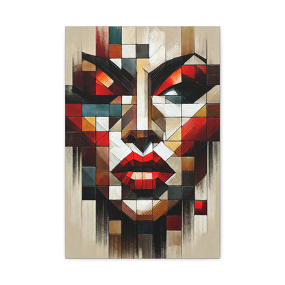 Scarlet Muse Canvas Art Print