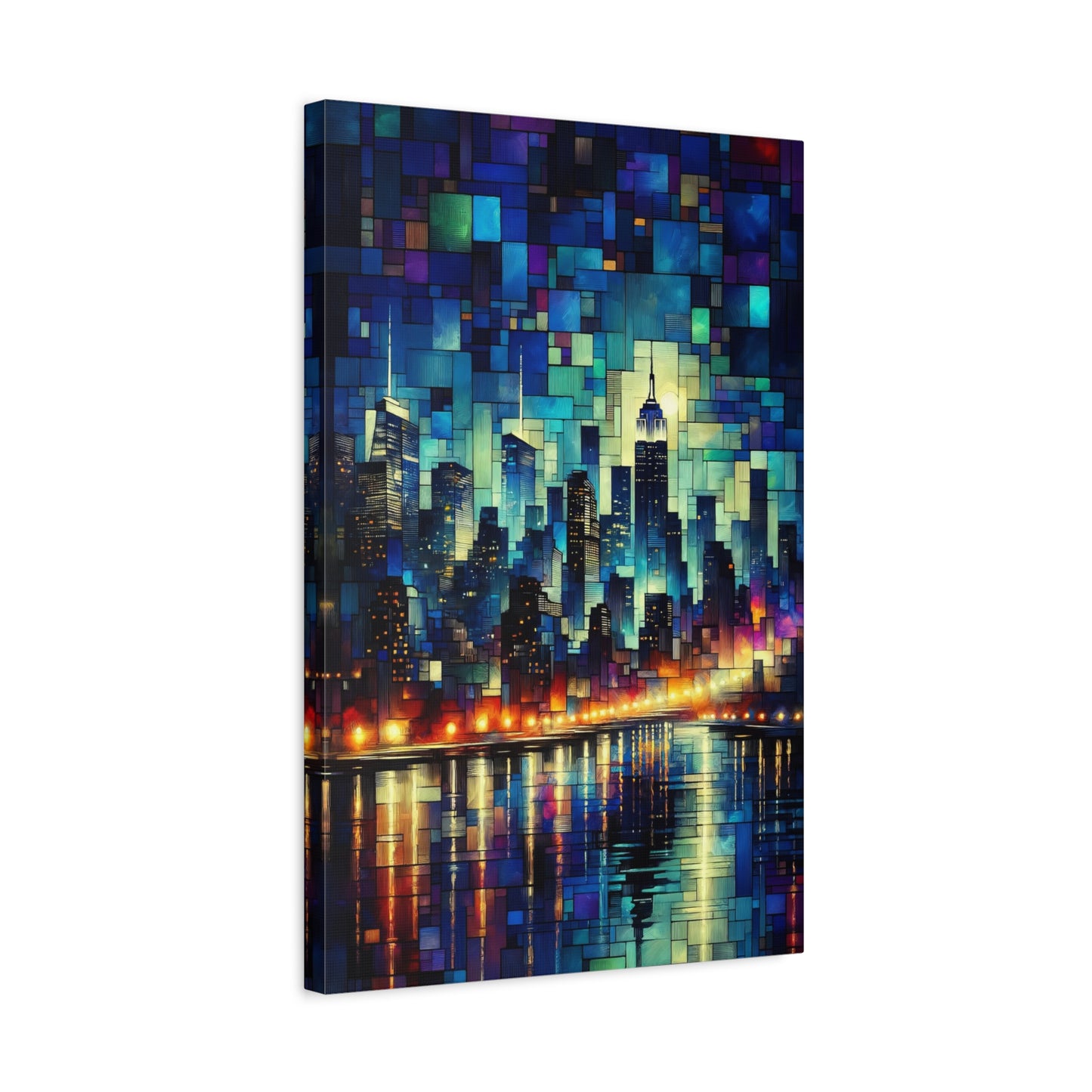 City Lights - New York Skyline Canvas Print