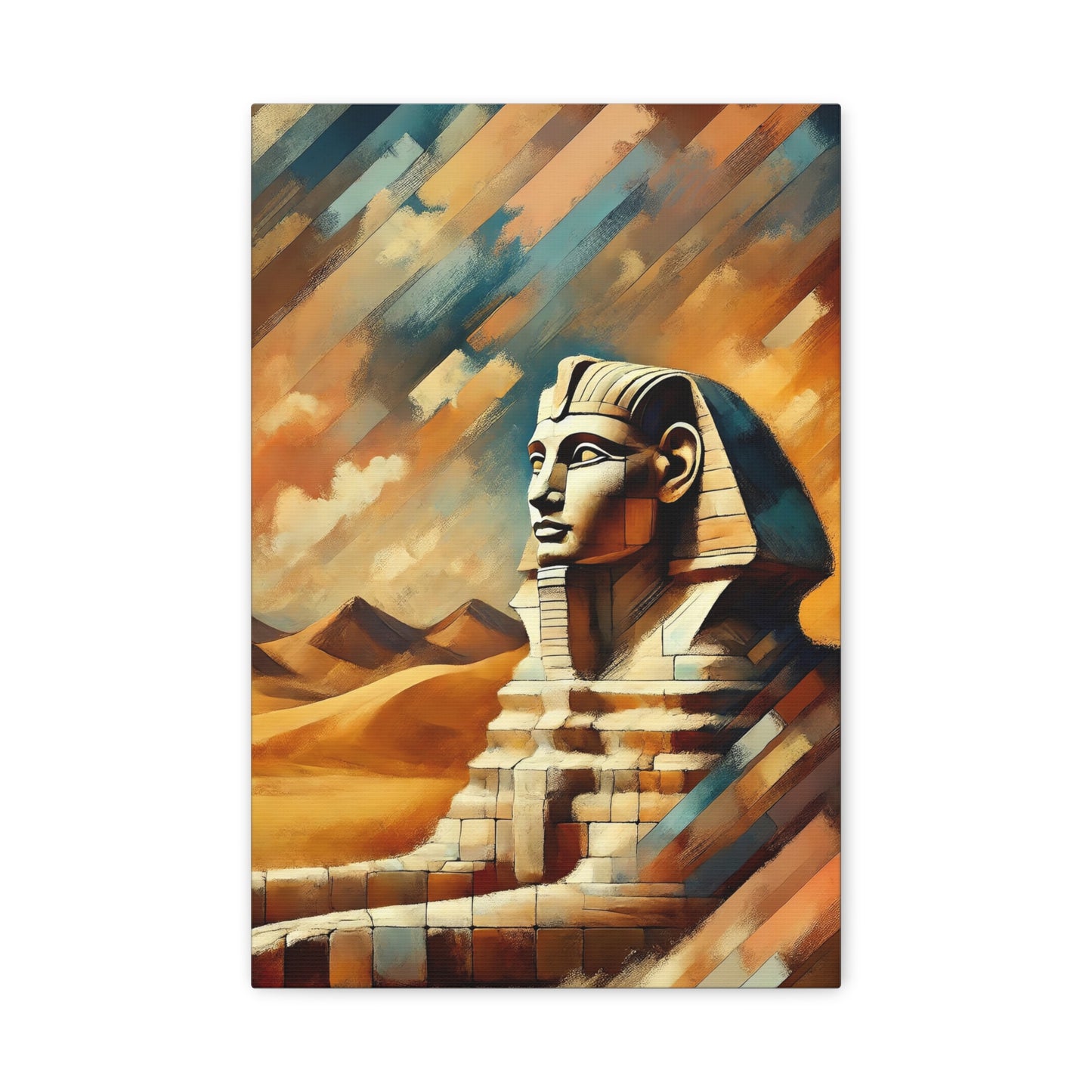 Desert Sphinx Canvas Art Print