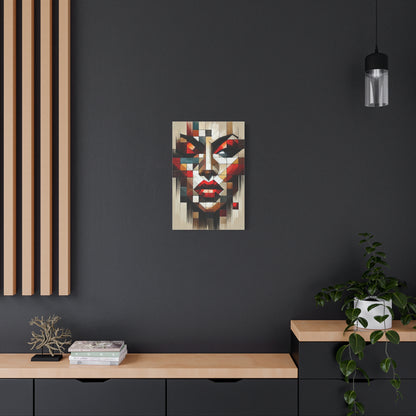 Scarlet Muse Canvas Art Print