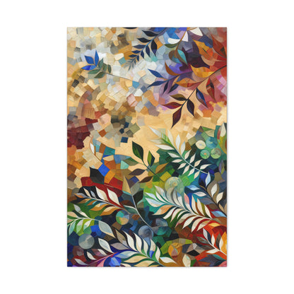 Abstract Blossom: Wall Art Print - canvas