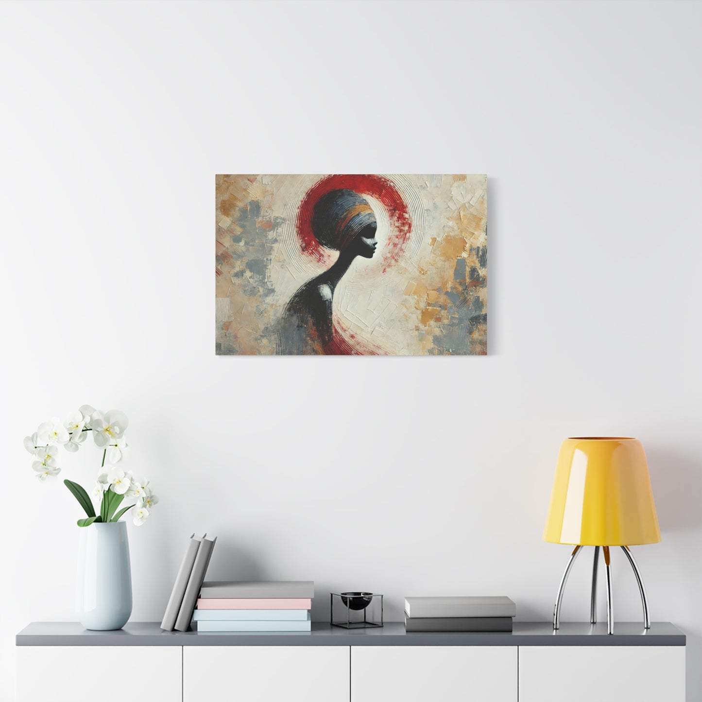 Abstract Halo Canvas Print