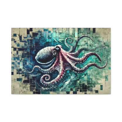 Canvas Wall Art - Octopus Allure