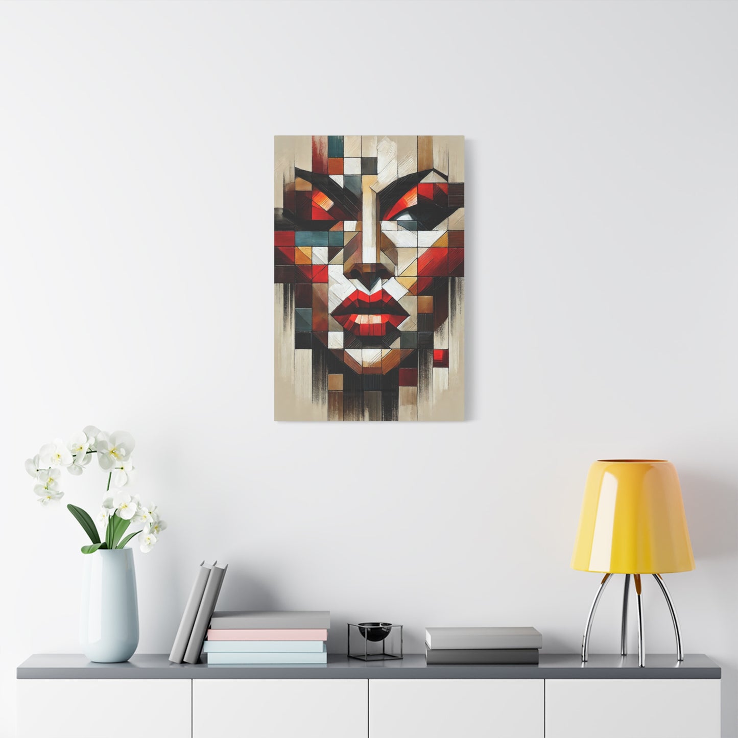 Scarlet Muse Canvas Art Print