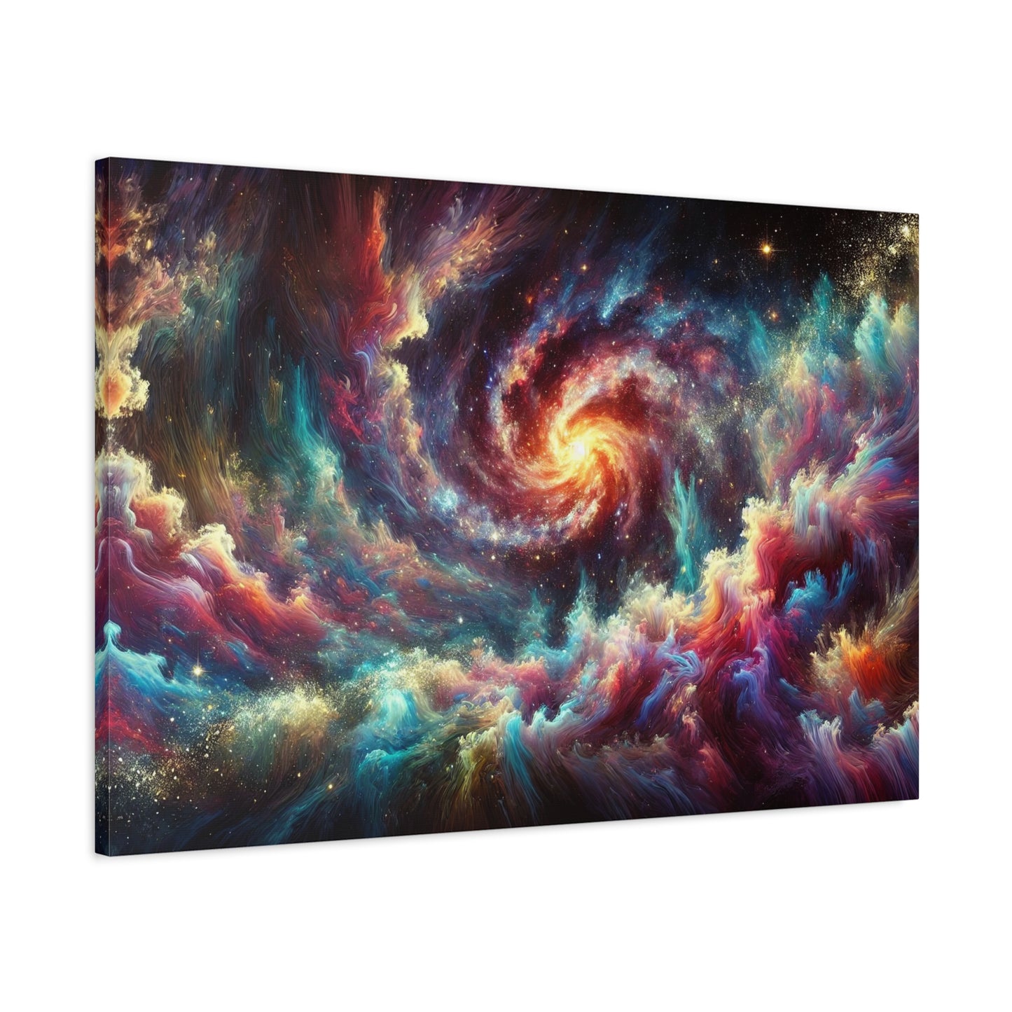 Vibrant Swirls Canvas Print