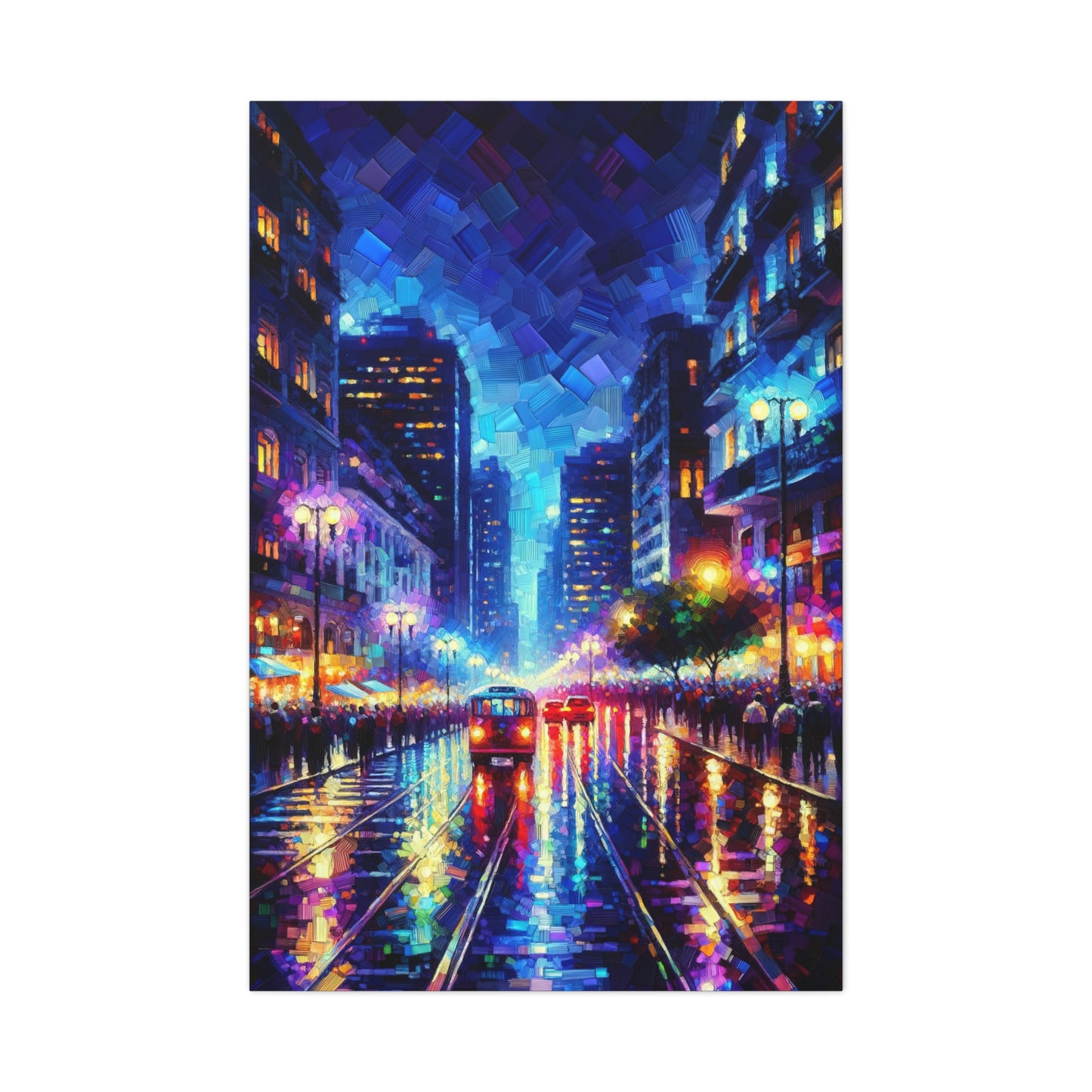 Rio De Janeiro Vibrant Nights Canvas Print