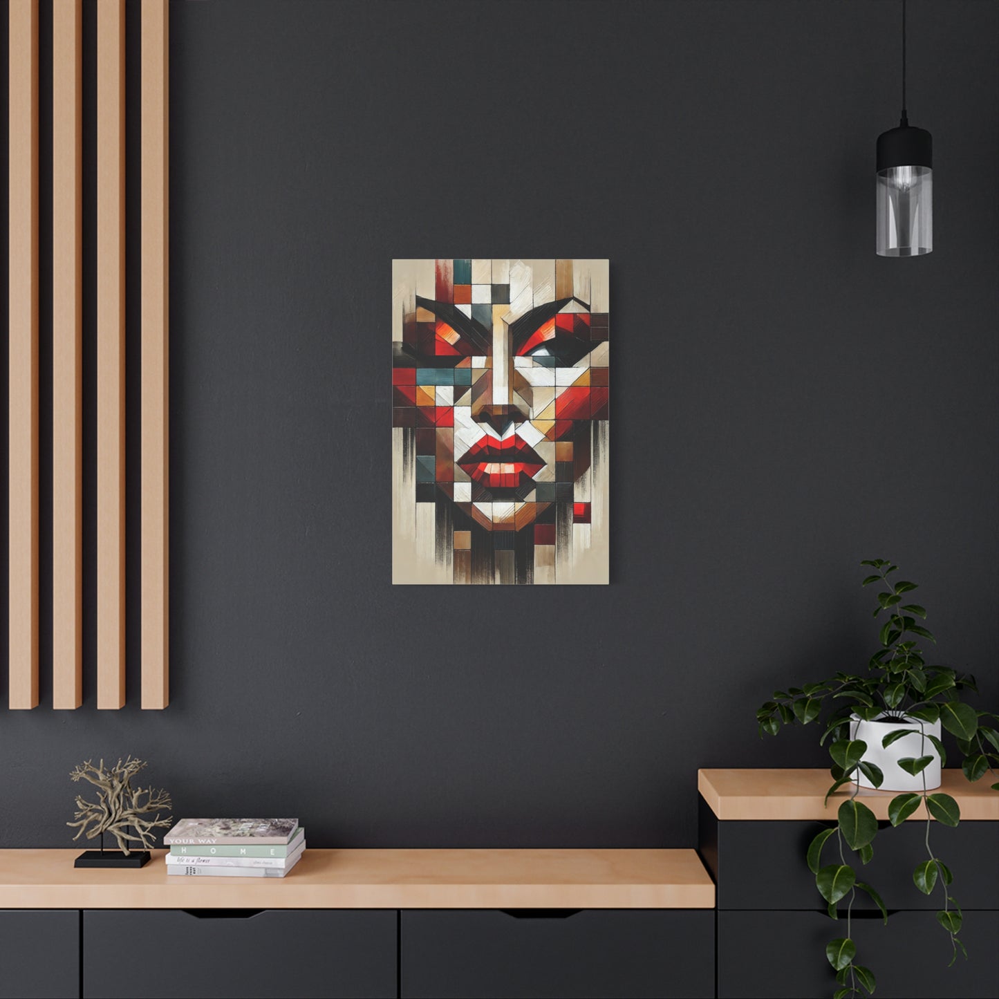 Scarlet Muse Canvas Art Print