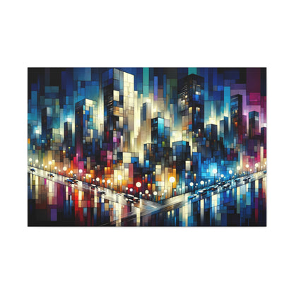 Neon Tokyo Nights Canvas Print