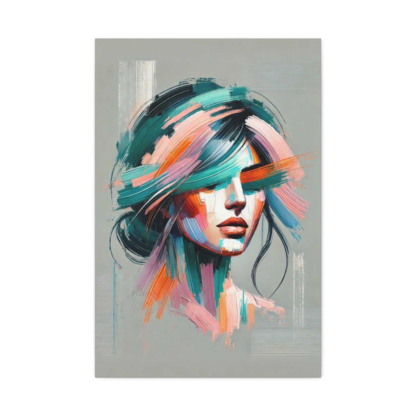 Vibrant Strokes Canvas Print