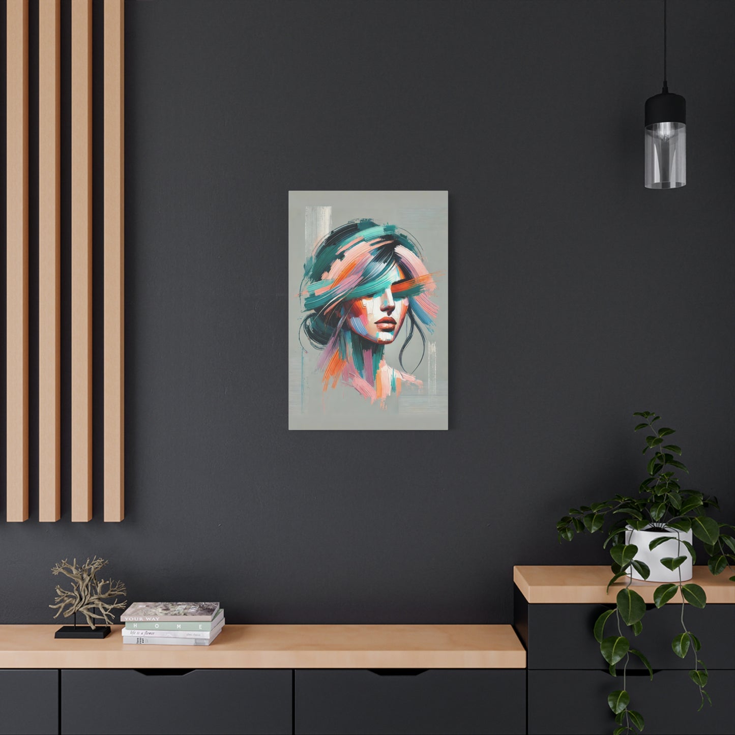 Vibrant Strokes Canvas Print