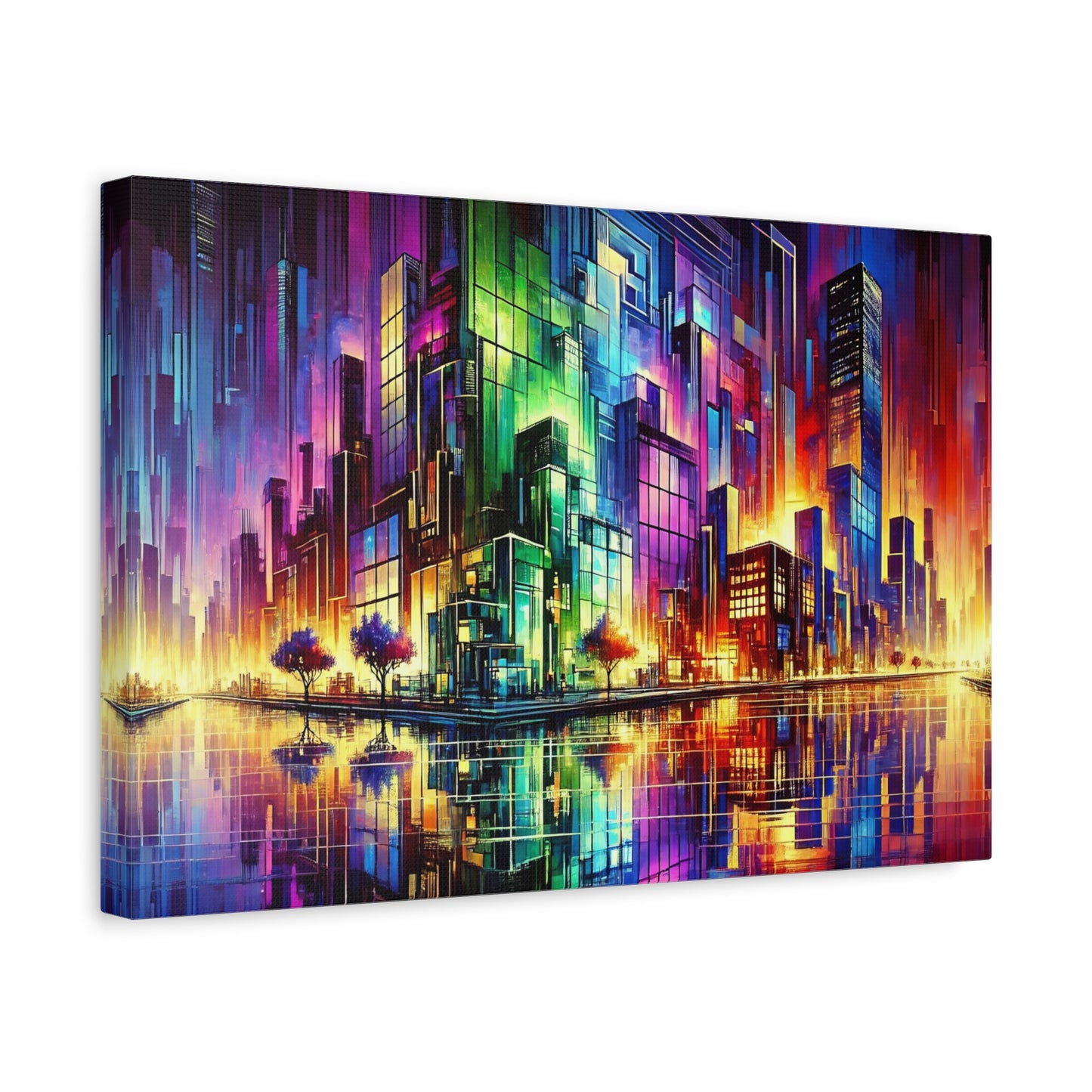 Urban Mirage Canvas Print