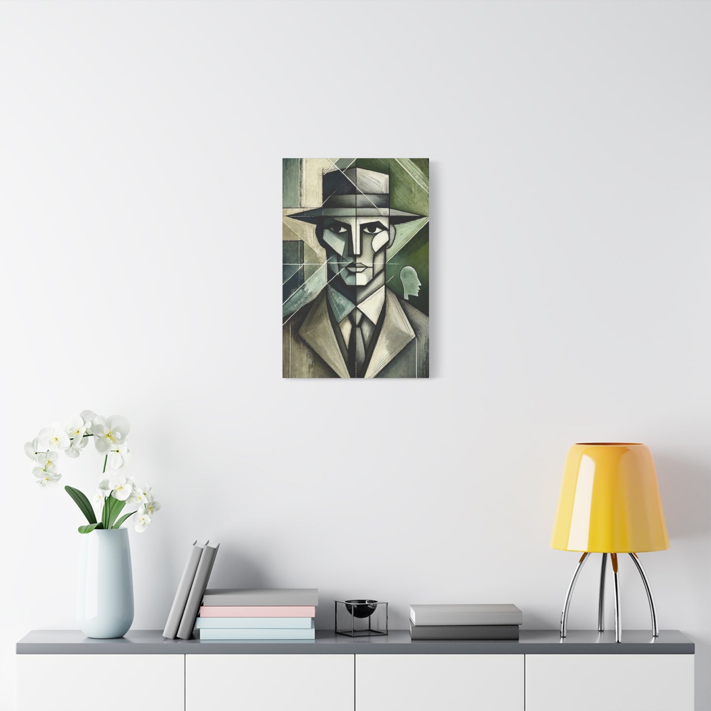 Geometric Elegance Canvas Art Print - Carter D