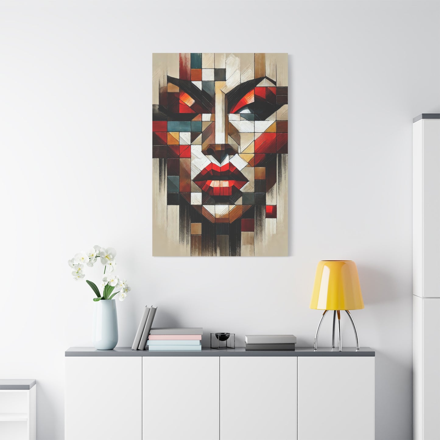 Scarlet Muse Canvas Art Print