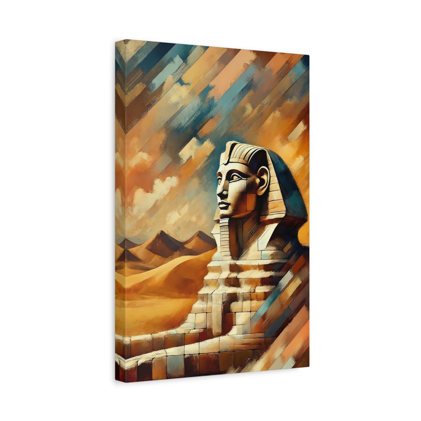 Desert Sphinx Canvas Art Print