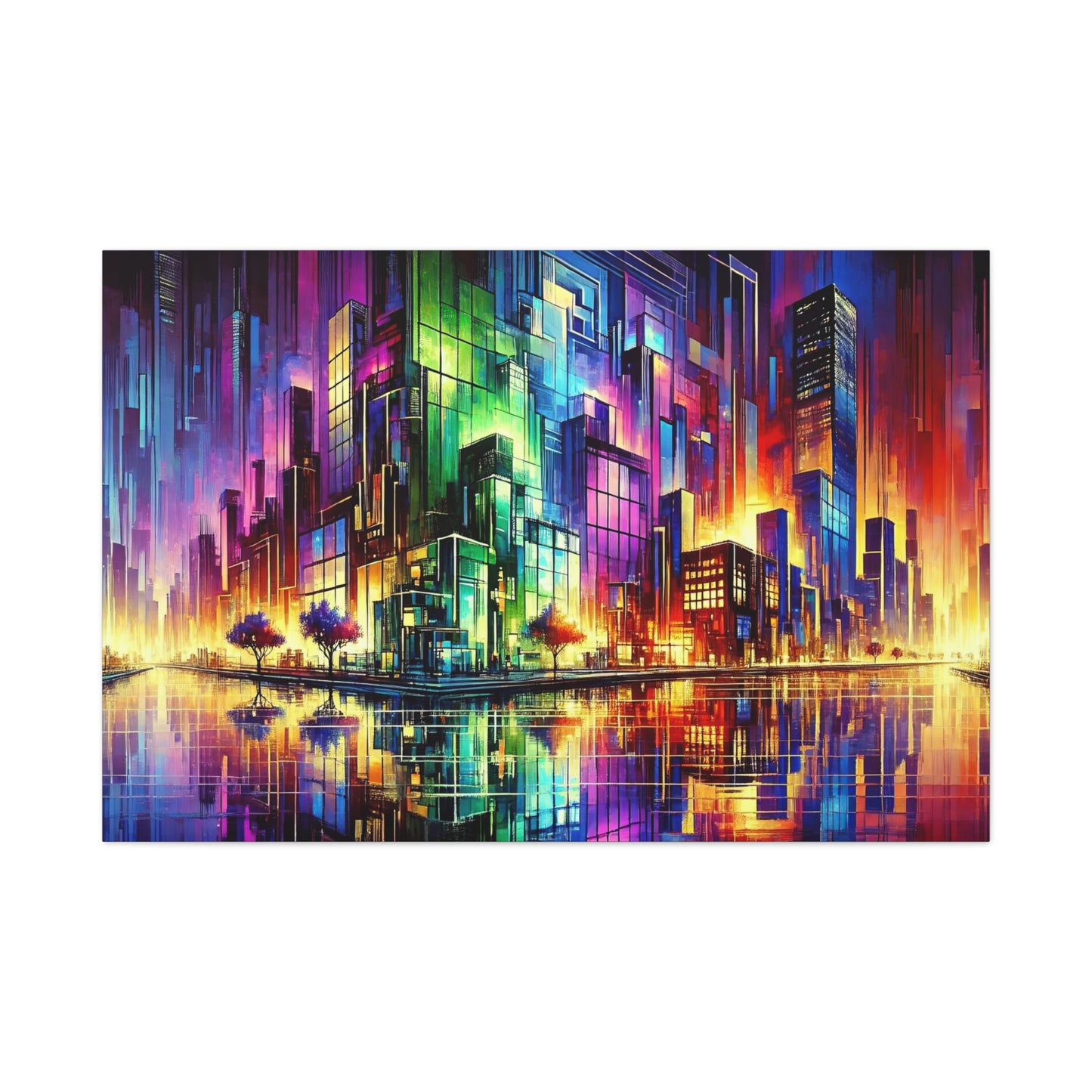 Urban Mirage Canvas Print