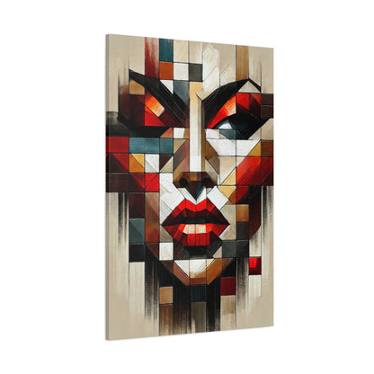 Scarlet Muse Canvas Art Print