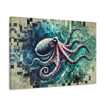 Canvas Wall Art - Octopus Allure