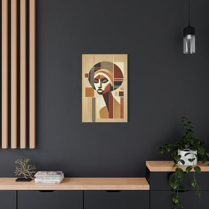 African Woman Abstract Portrait