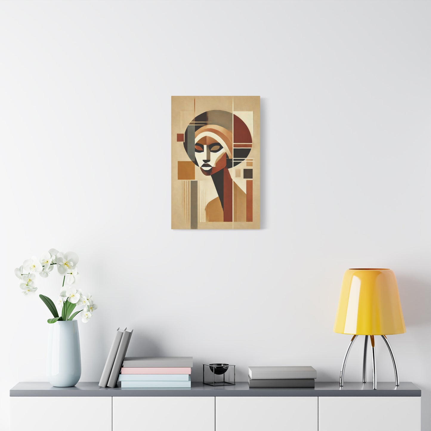 African Woman Abstract Portrait