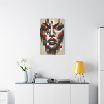 Scarlet Muse Canvas Art Print