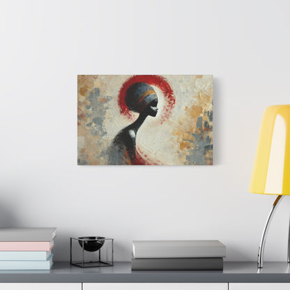 Abstract Halo Canvas Print