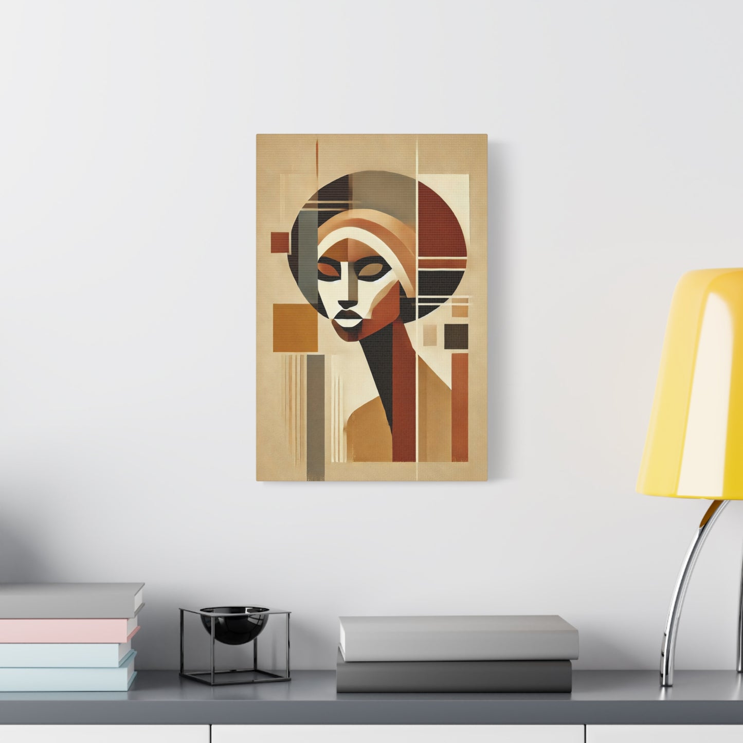 African Woman Abstract Portrait