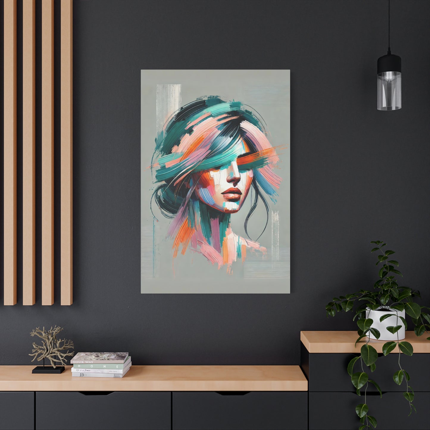 Vibrant Strokes Canvas Print