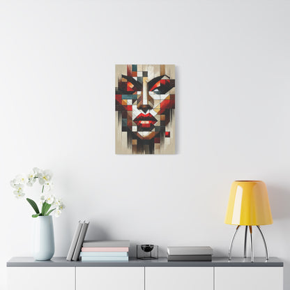 Scarlet Muse Canvas Art Print