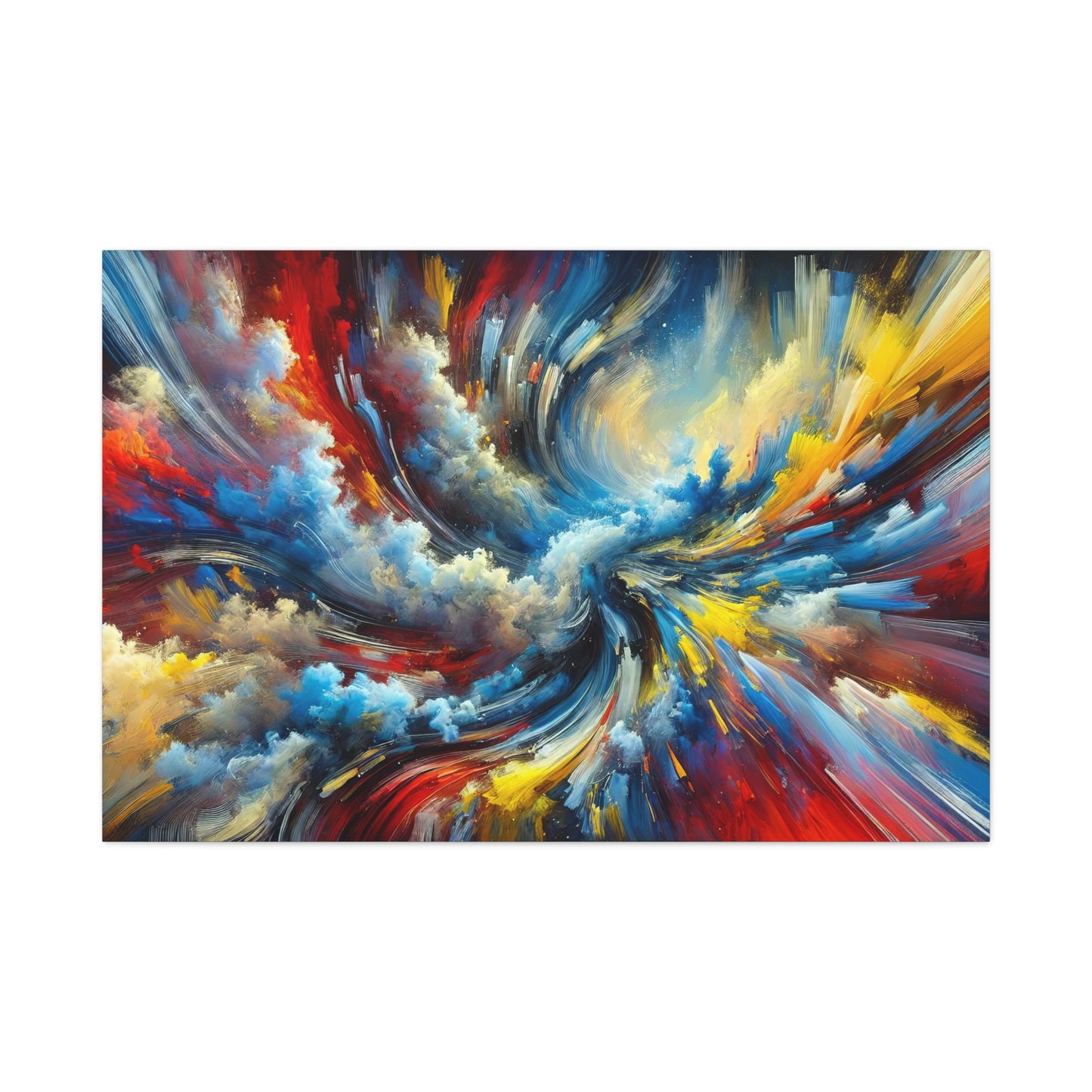 Abstract Flux Canvas Print