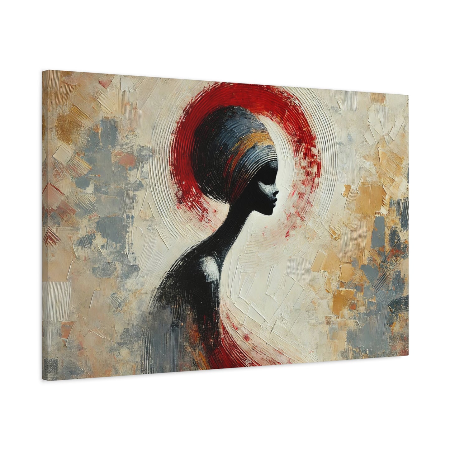 Abstract Halo Canvas Print