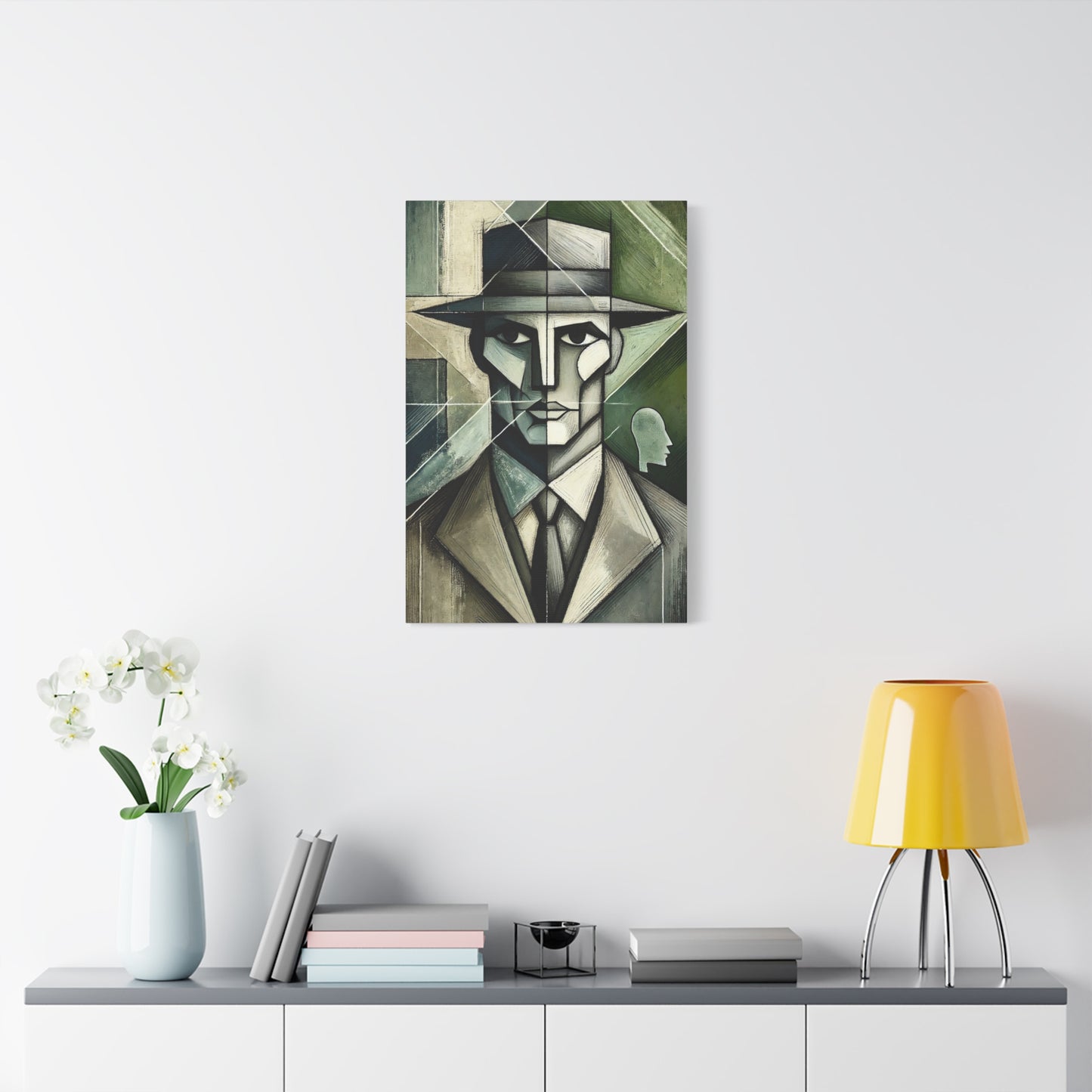 Geometric Elegance Canvas Art Print - Carter D