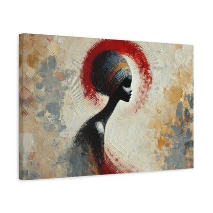 Abstract Halo Canvas Print