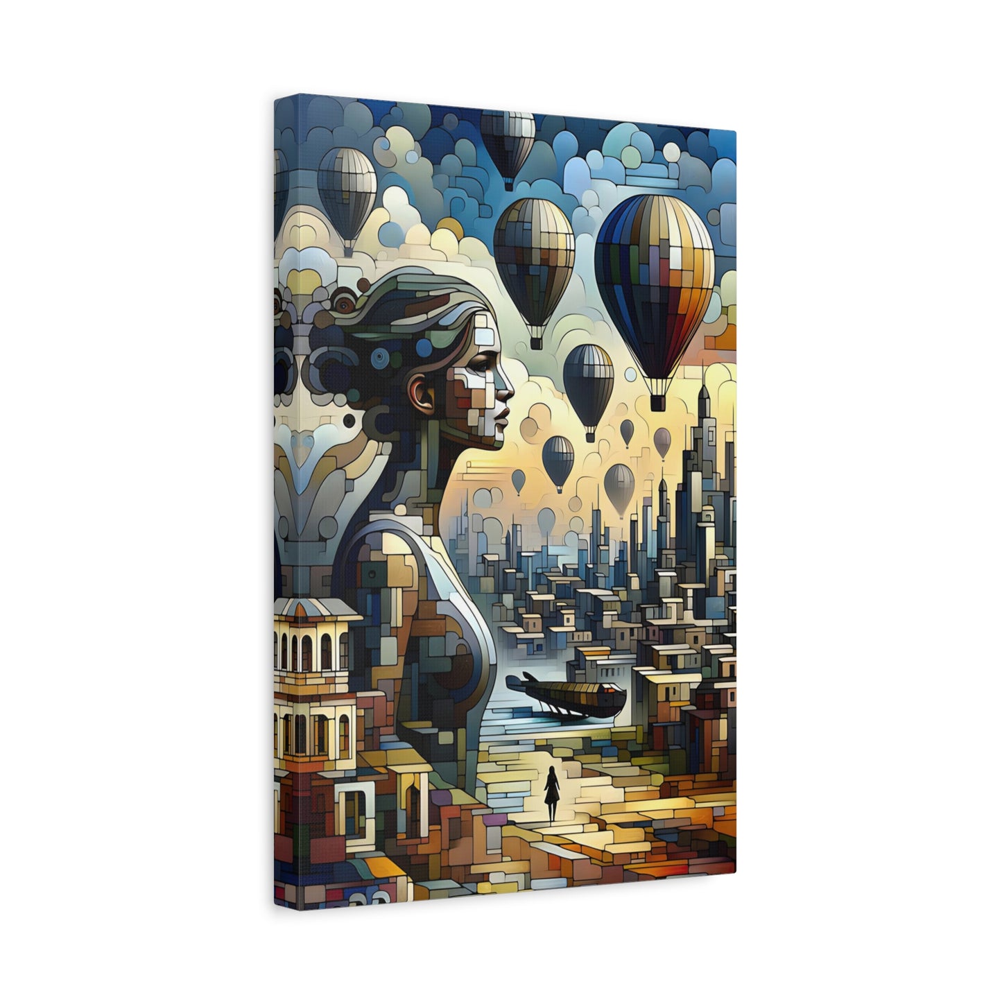 Airy Adventures: Cubist Cityscapes - canvas