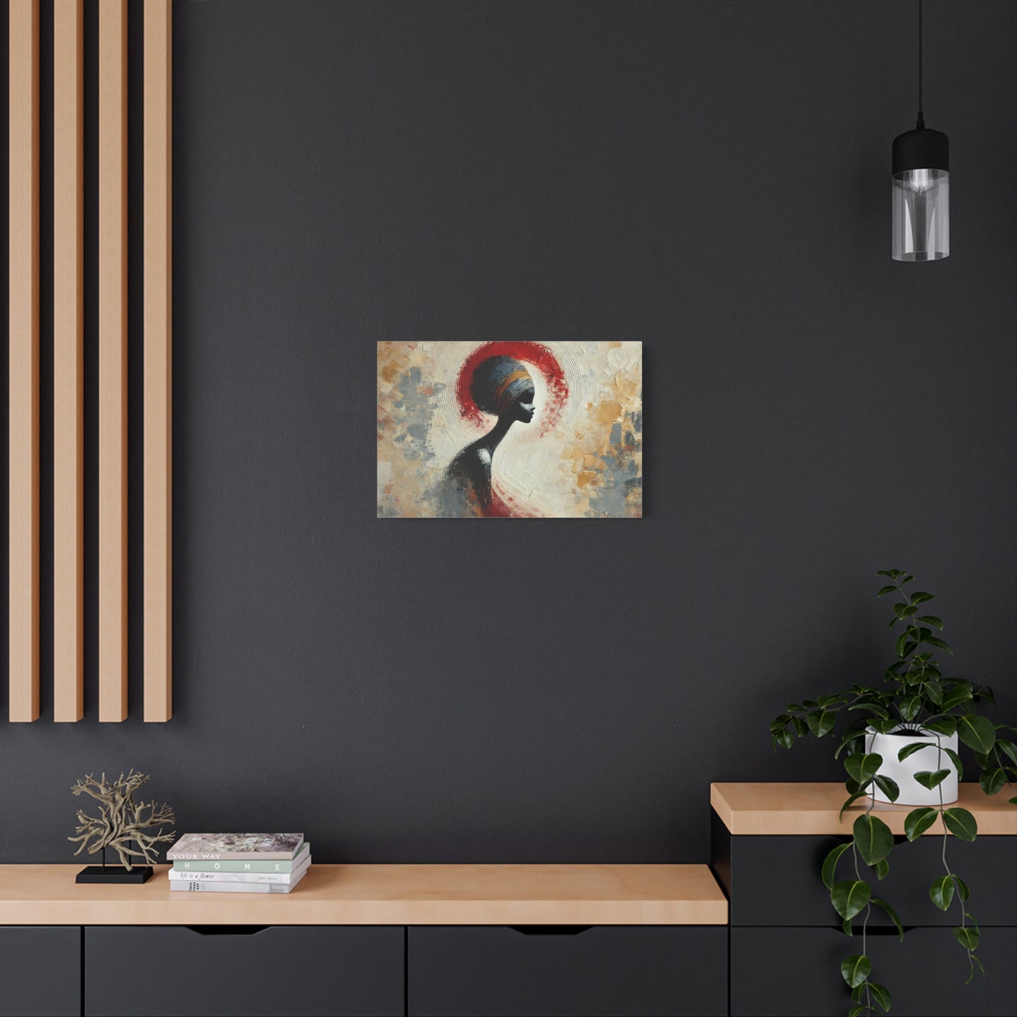 Abstract Halo Canvas Print