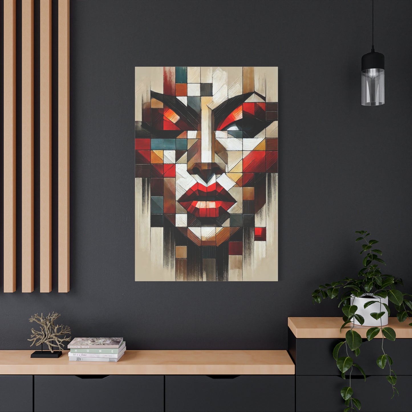 Scarlet Muse Canvas Art Print