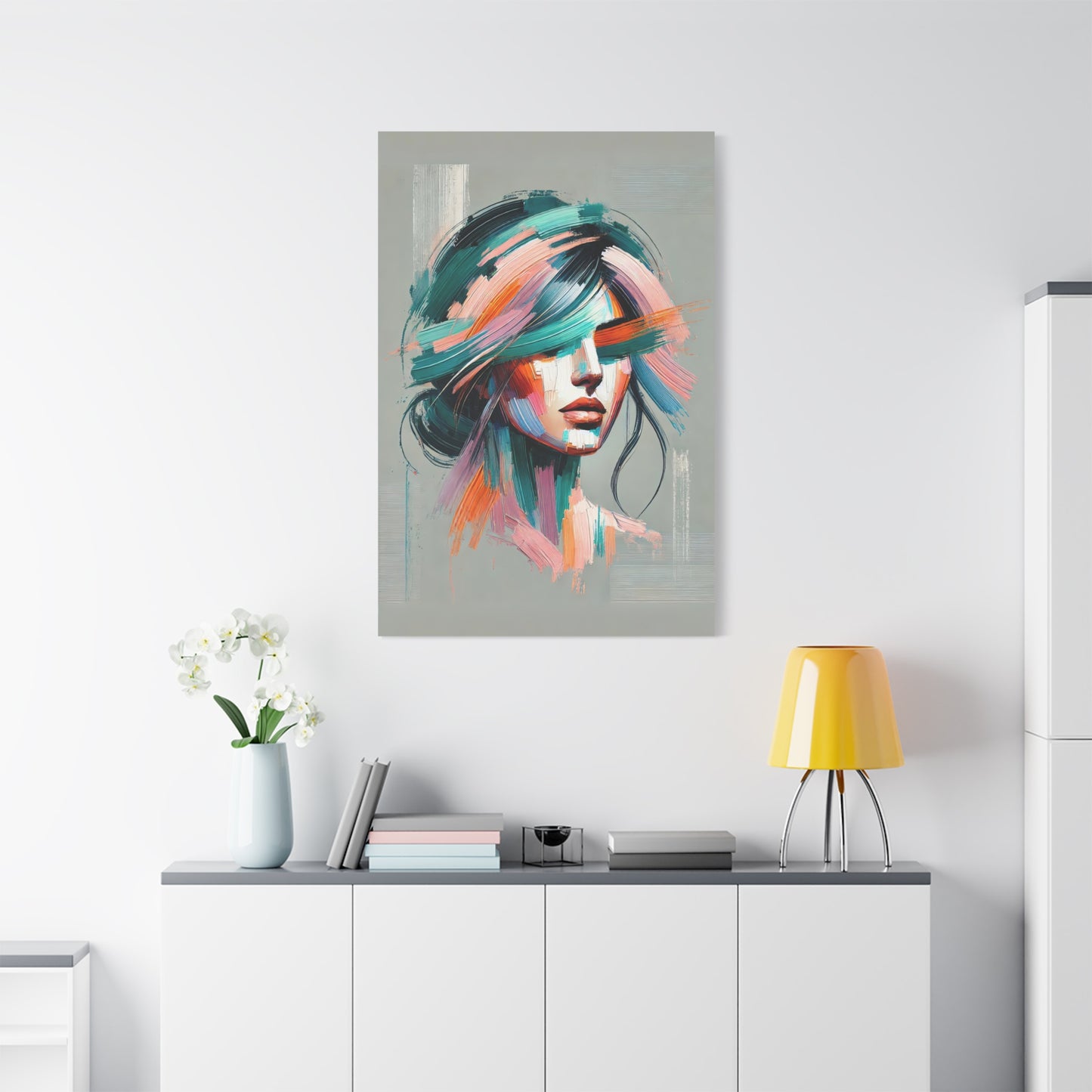 Vibrant Strokes Canvas Print