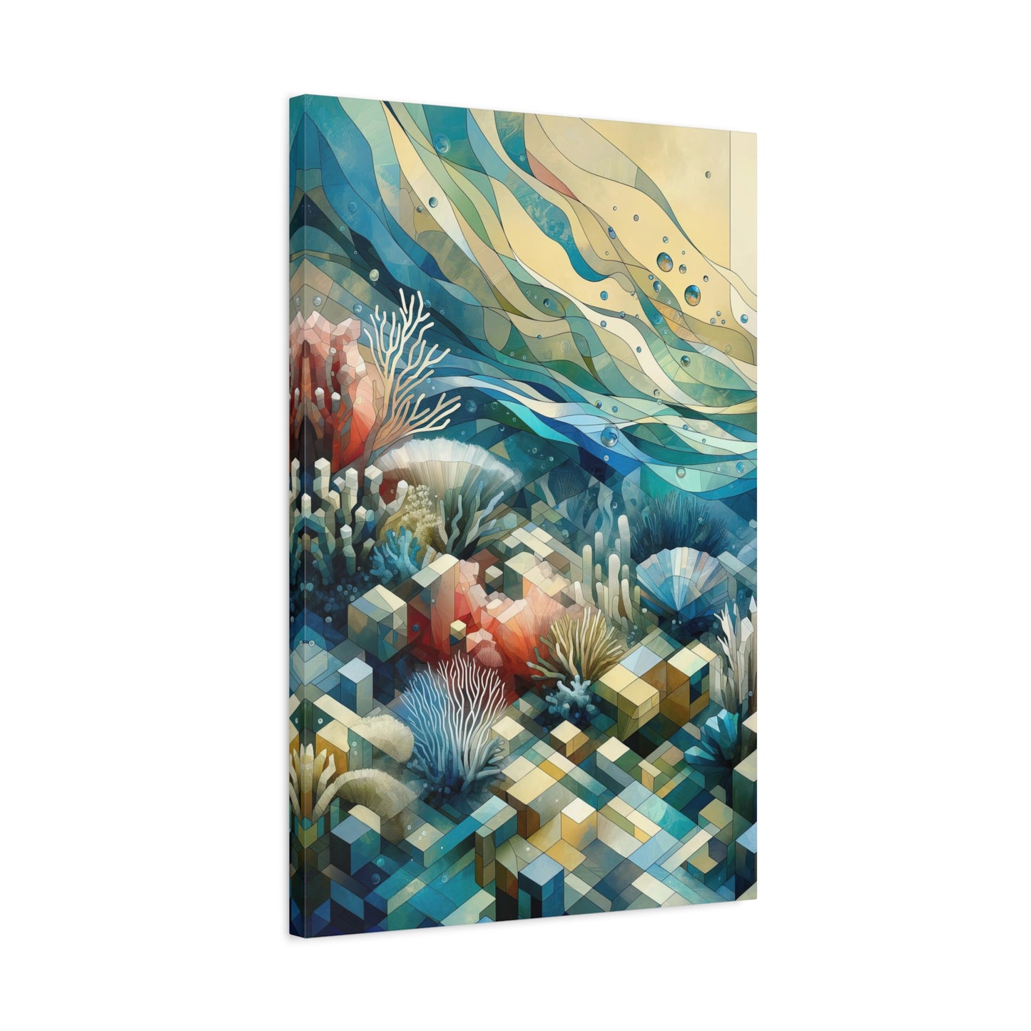 Coral Reef Reimagined - canvas