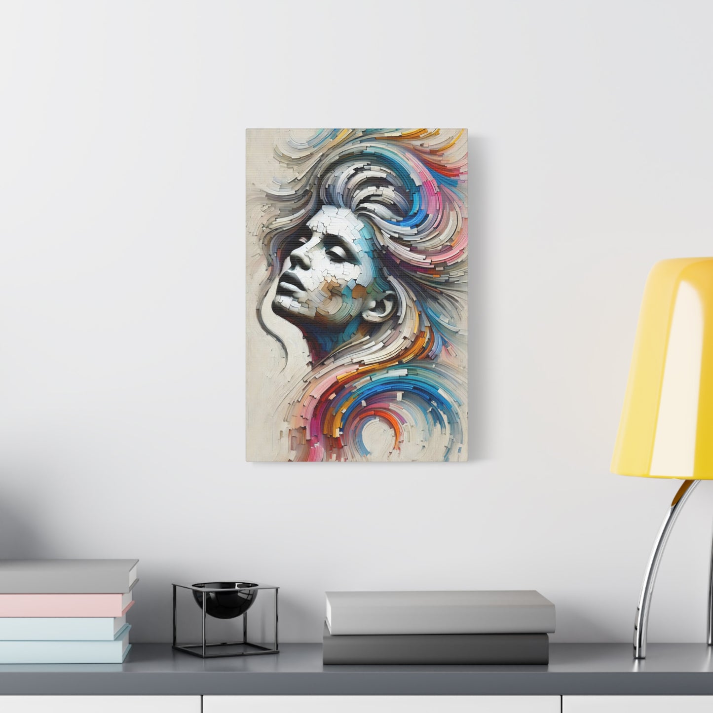 Fragmented Beauty Canvas Print