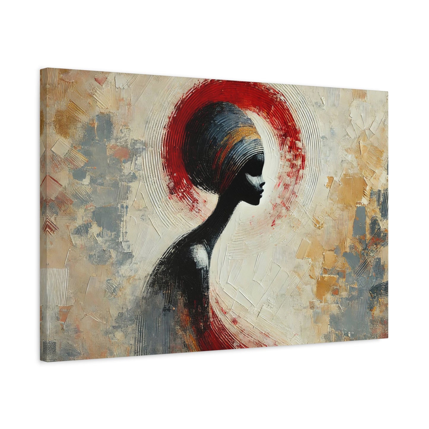 Abstract Halo Canvas Print